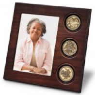  Picture of Woman with 3 Medallions